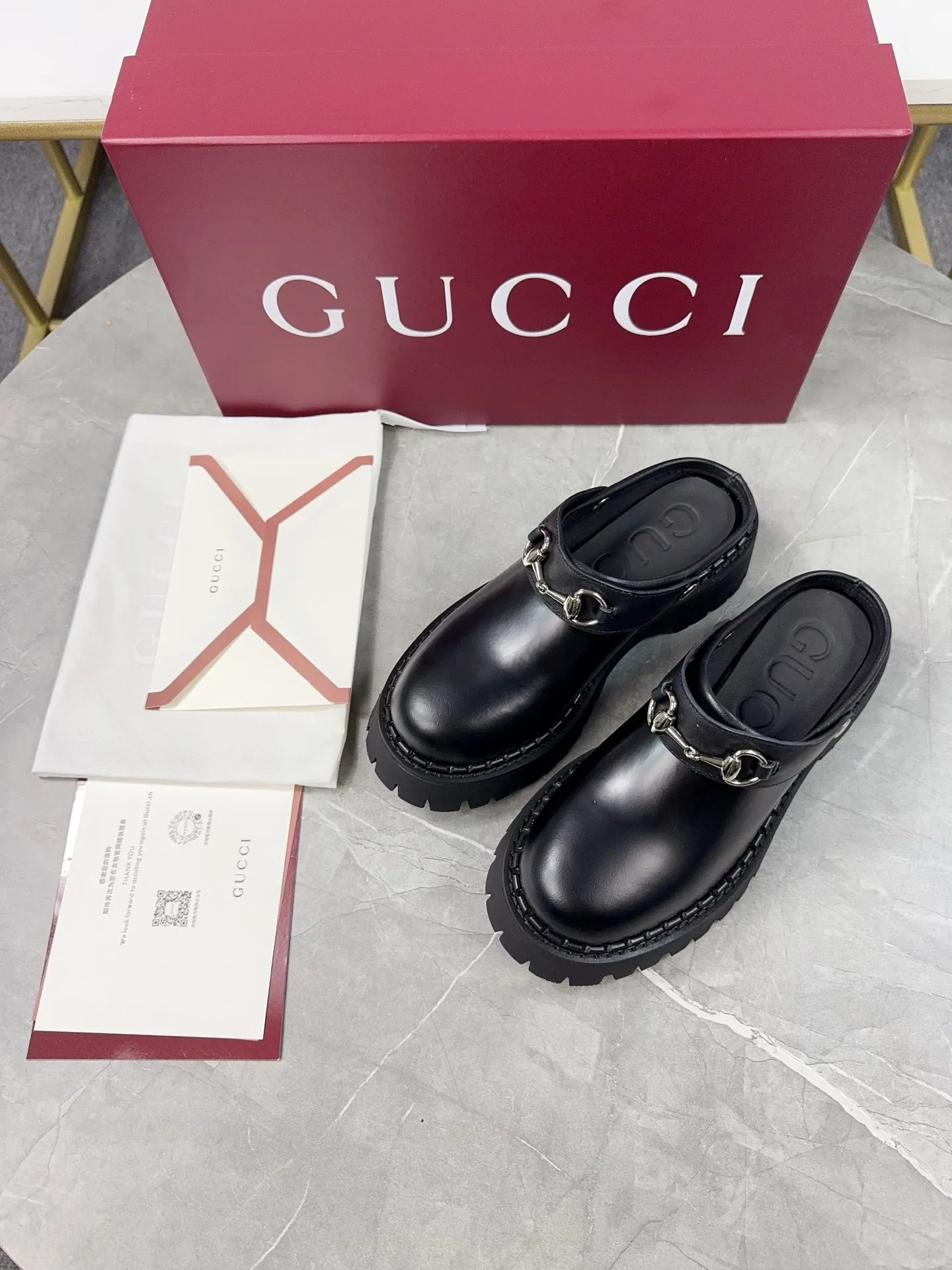 p500🐮🐮Gucci2024 new model, double GG groove thick-soled Loaf platform shoes. The original version is made 1:1. Super beautiful quality, classic model at the counter. ❶Upper: original frosted cowhide ❷Inner lining: water-dyed cowhide ❸Feet: water-dyed cowhide ❹Outsole: ultra-light original sole ❺thick sole heightening: 3.5cn ❻Packing: original packaging ❼Number: Women's 35-42 (41 42 customized, non-returnable) Men's model: 38-46 (45, 46 customized, non-returnable)